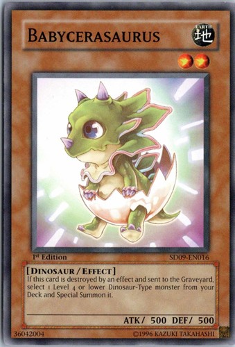 Babycerasaurus 1st edition - babycerasaurus,