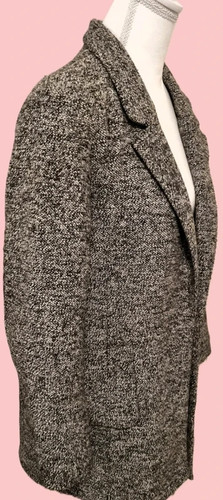 Veste longue manteau 3 4gris - longue, /