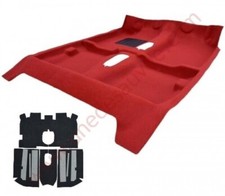MOQUETTE ROUGE + CONSOLE CENTRALE + ISOLANT PEUGEOT 205 1.3 RALLYE
