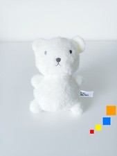 Peluche/Doudou Petit Ours Blanc Vert Phosphorescent 18cm Du Pareil Au Même DPAM