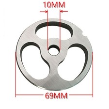 Plaque de broyeur à viande de cuisine haute durabilité accessoire 69 mm fiable