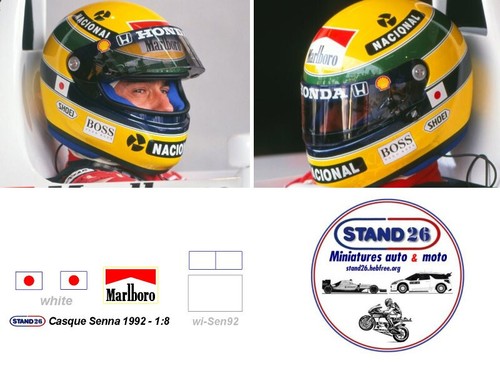 363 decals helmet - , senna