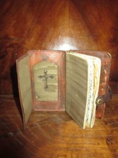 ancien livre de messe relié cuir 1901 début XX ème