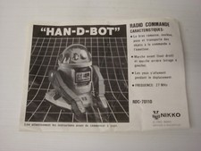 Notice instruction pour robot