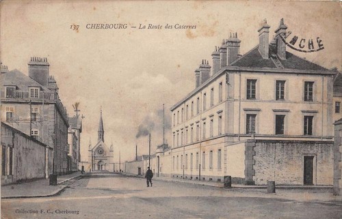 Cpa cherbourg route des - cpa, la