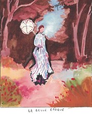   Aquarelle originale d'après André TORRE