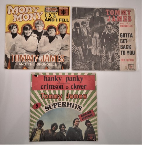 Tommy james lot - 3, disques