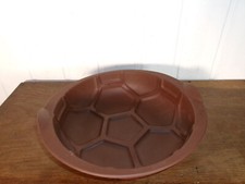 TUPPERWARE  Moule silicone  à Cake 1,5 L marron grand ballon de Football