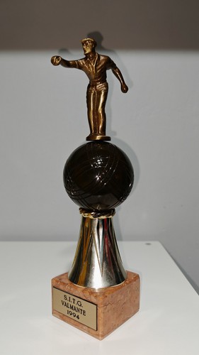 Trophée pétanque bronze - trophée,