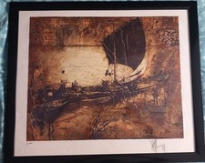 Lithographie Alain Kleinmann Encadrée 