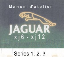manuel d'atelier jaguar XJ 6  & 12