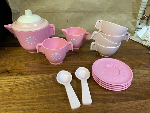 Vintage fisher price pink tea - price,