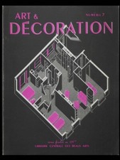 ART ET DECORATION n°7 1948 PERRIAND, GASCOIN, RENE GABRIEL, HAUVILLE, PERRET