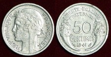 FRANCE 50 centimes 1941 Morlon