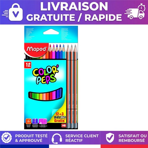 Maped color peps star crayons - color'peps,