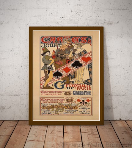 Poster affiche cartes jouer - poster-affiche,