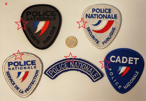 Lot écussons police nationale - lot,