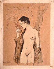 PICABIA. Menu « Une nuit à Singapore » aux Ambassadeurs, Cannes le 12 mars 1932