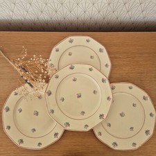 Lot of 4 vintage and authentic french soup plates "hamage & moulin des loups"