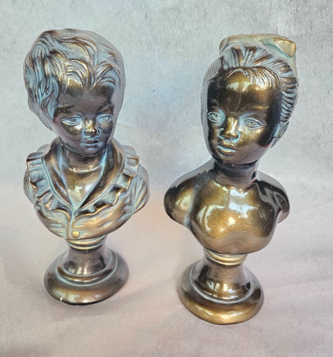 Couple enfants statues - couple,