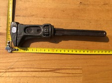 (n°681 OLD TOOL  OUTIL ANCIEN DE METIER,  clé à molette de mécanicien