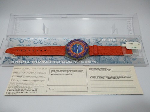 Swatch sdk106 red island scuba - swatch,