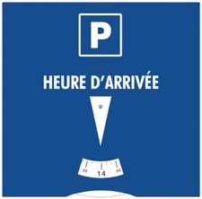 Disque stationnement 15 - de,