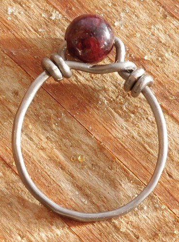 Bague artisanale titane - titane, et
