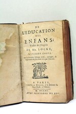 LIVRE ANCIEN LOCKE L'EDUCATION
