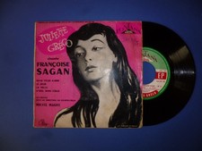 Juliette Gréco Chante Françoise Sagan EP 45t Fontana – 460.502 ME France 1956