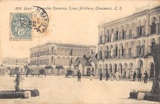 CPA ALGERIE / ORAN / NOUVELLES CASERNES / TRAIN / ARTILLERIE / CHASSEURS
