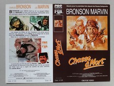 JAQUETTE VHS - CHASSE A MORT - VHS SLEEVE - CHARLES BRONSON - LEE MARVIN