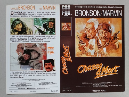 Jaquette vhs chasse mort - jaquette,