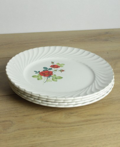 Lot belle assiette blanc - lot, de