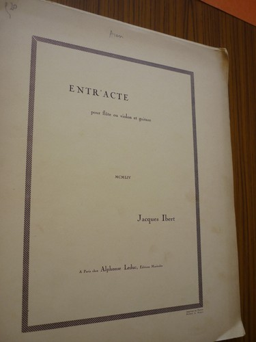 Partition guitare ibert - partition,