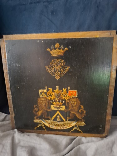Rare panneau heraldique - heraldique, blason