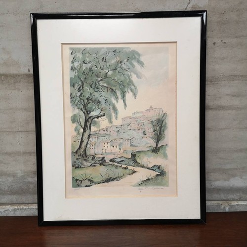 Grande lithographie originale - grande,