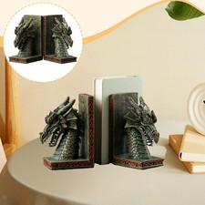 Serre-livres En Résine Western Dragon, Lot de 2, 10,7 X 7,9 X 17 Cm, Organiseur