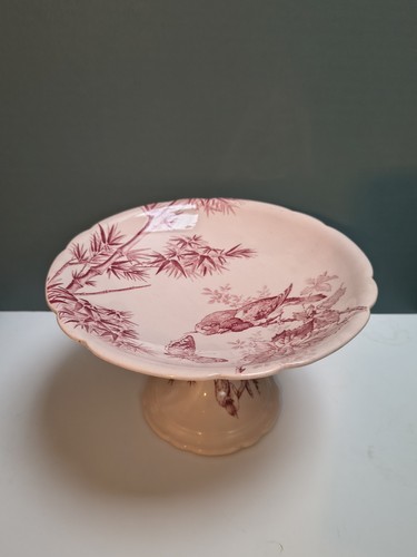 Compotier plat sur pied - plat,
