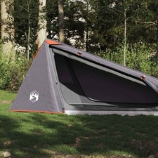 Tente de camping tunnel 1 personne vert imperméable tente vidaXL