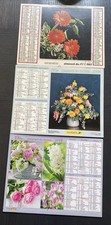 Lot De 3 CALENDRIERS ALMANACH