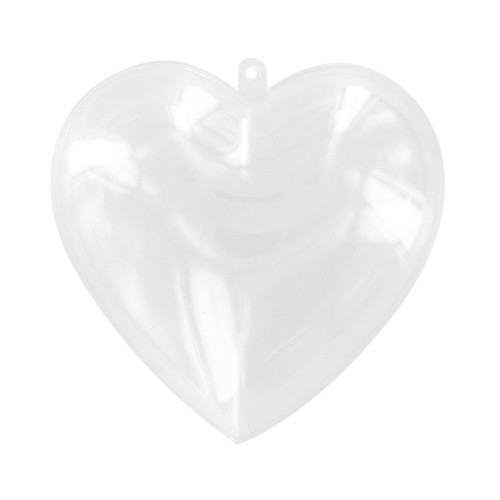 Cœur plastique transparent - cœur,