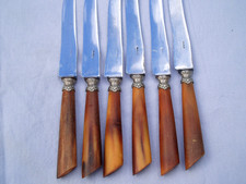 anciens couteaux à dessert a fromage