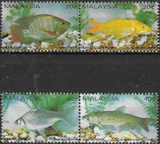 Timbres Poissons Malaisie