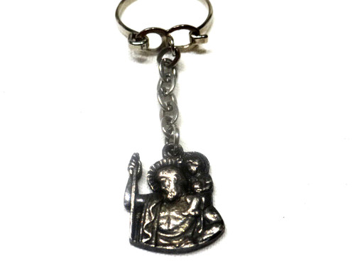 Porte clés métal saint - porte,