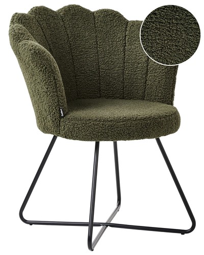 Fauteuil vintage bouclé - en,