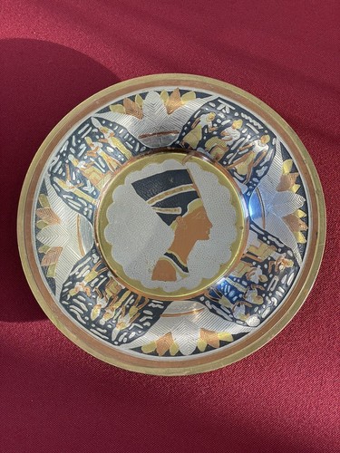 Assiette décorative cuivre - assiette,