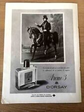 Arôme 3 d'Orsay Parfum hommes + Stylo Excelsior Bayard *Publicité de 1937 - 1840