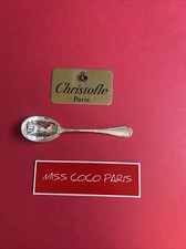 SAUPOUDREUSE CHRISTOFLE FRANCE RUBANS 16,5 CM METAL ARGENTE TRÈS BEL ÉTAT