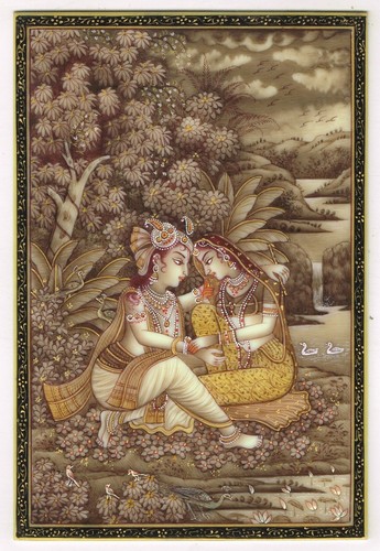 Radha krishna peinture love - krishna,